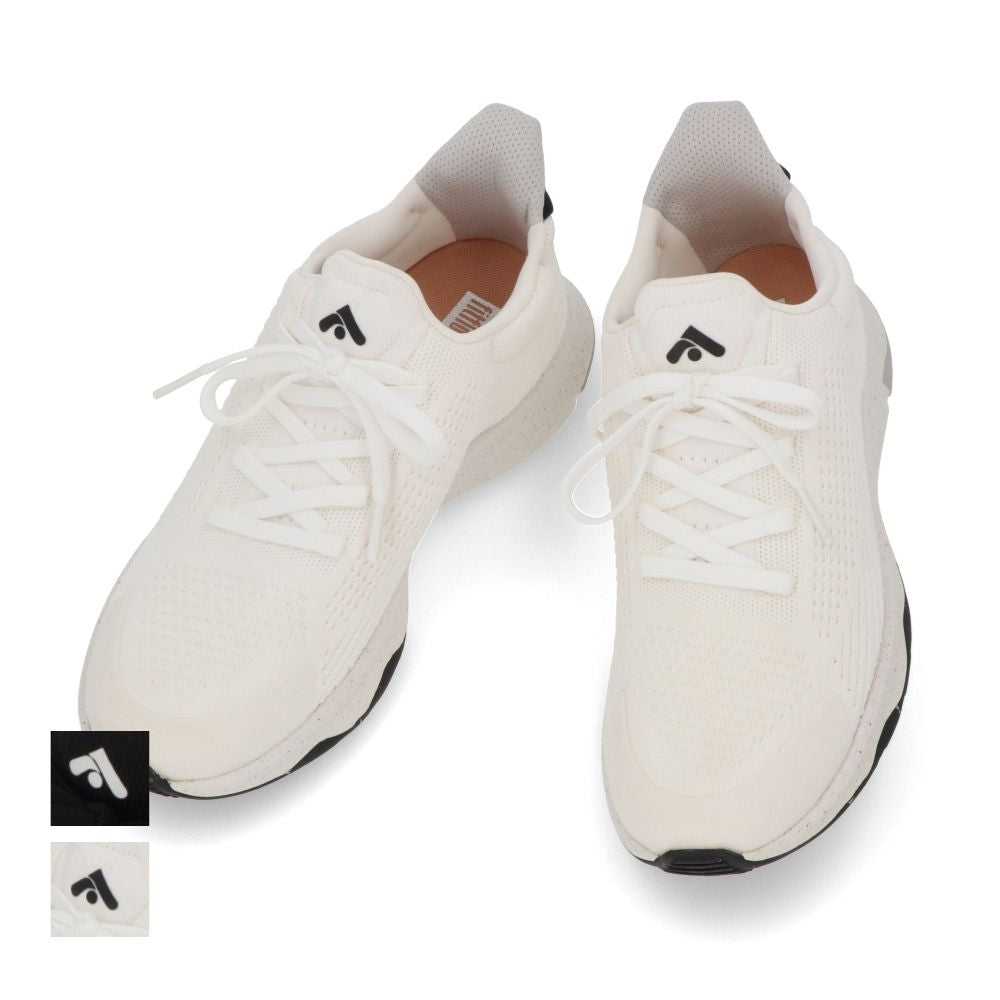 FITFLOP フィットフロップ レディース シューズ スニーカー ブラック ホワイト ナイロン混紡ニット スポーツスニーカー GL4