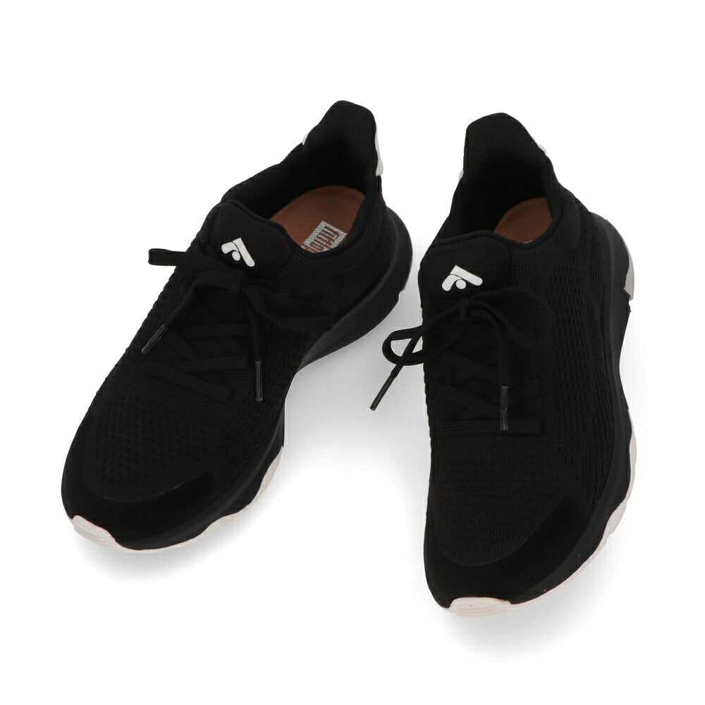 FITFLOP フィットフロップ レディース シューズ スニーカー ブラック ホワイト ナイロン混紡ニット スポーツスニーカー GL4