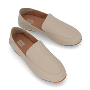 FITFLOP フィットフロップ レディース シューズ レザーシューズ ストーンベージュ レザー フラットシューズ ローファー GK6