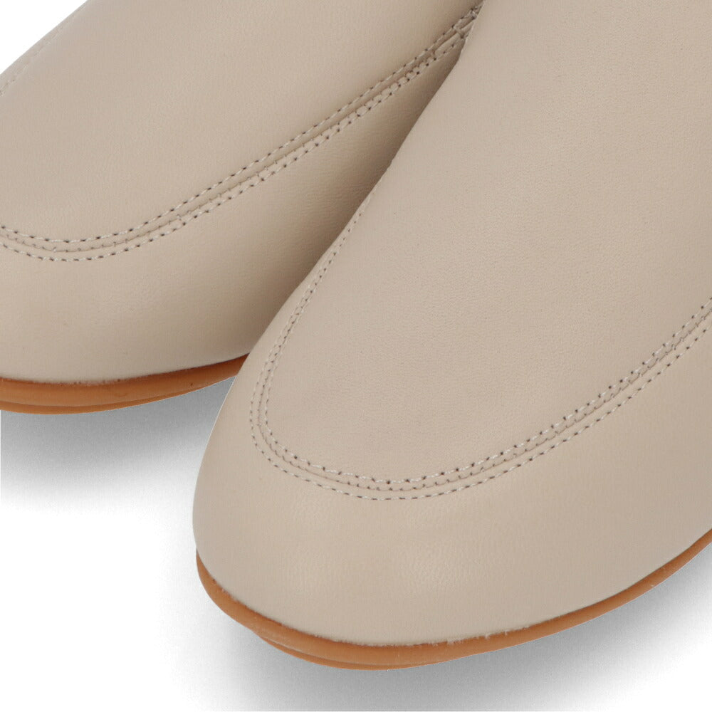 FITFLOP フィットフロップ レディース シューズ レザーシューズ ストーンベージュ レザー フラットシューズ ローファー GK6