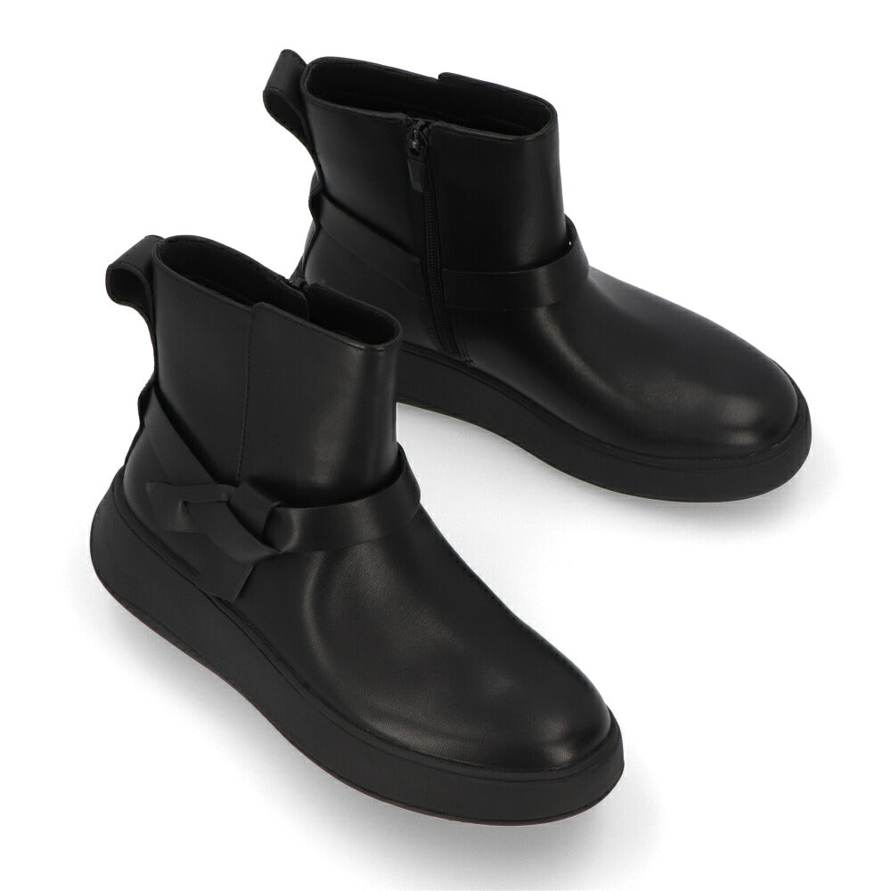 FITFLOP フィットフロップ レディース シューズ ブーツ ブラック ダークブラウン 厚底ブーツ シンプル ショートブーツ HY9