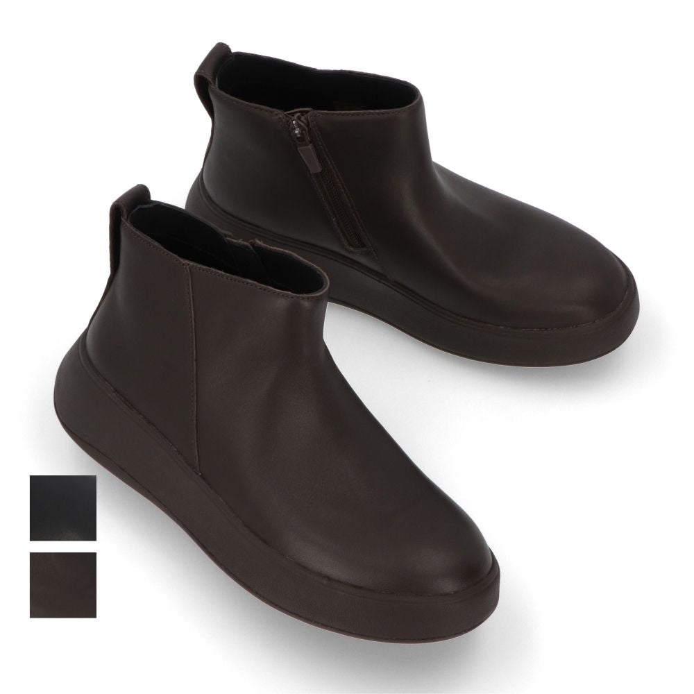 FITFLOP フィットフロップ レディース シューズ ブーツ ブラック ダークブラウン ジップアンクルブーツ ショートブーツ GM2