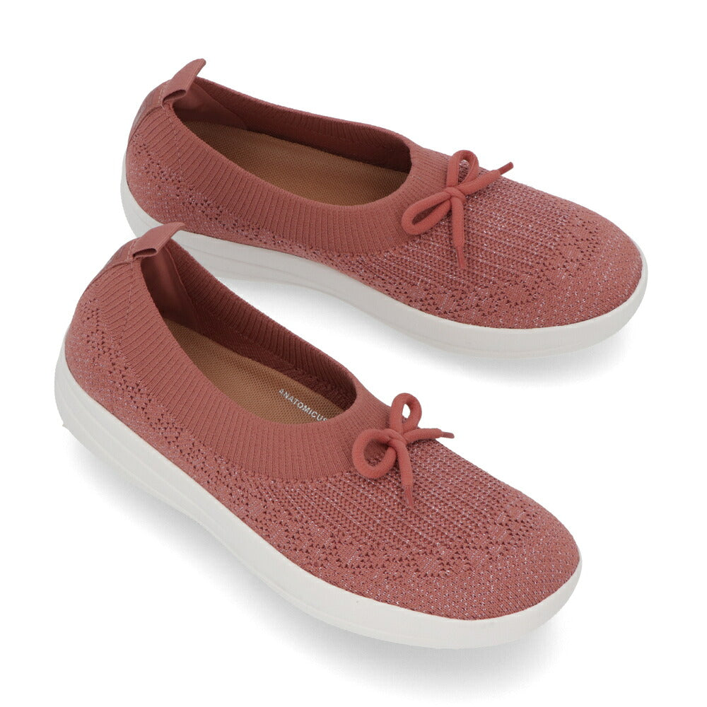 FITFLOP フィットフロップ レディース シューズ スニーカー ブラック オリーブ ピンク スリッポン リボン バレエシューズ フラットシューズ E90