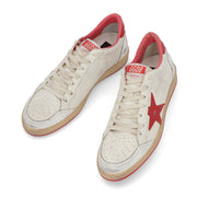 GOLDEN GOOSE ゴールデングース メンズ シューズ スニーカー ホワイト ゴートスキンレザー カウハイドレザー Ball Star スター ローカット GMF00117 F000325 10275
