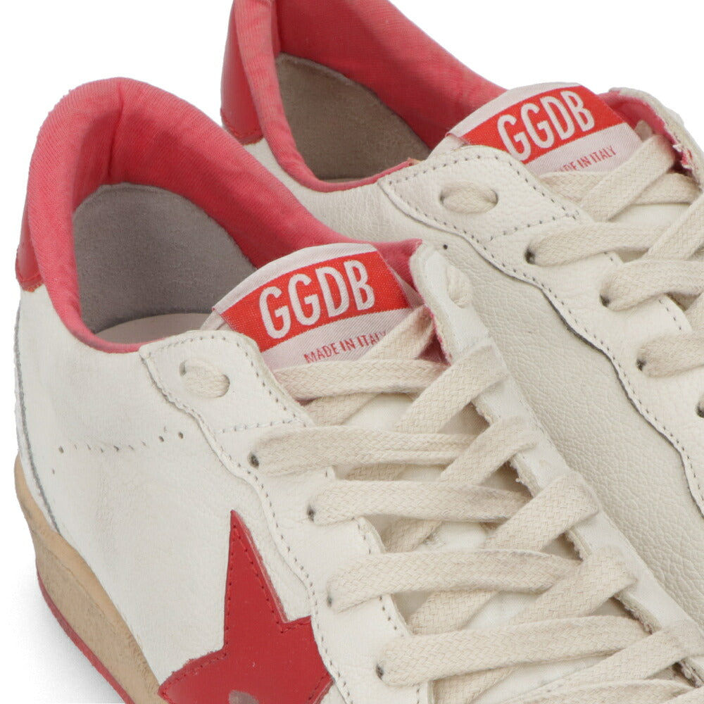 GOLDEN GOOSE ゴールデングース メンズ シューズ スニーカー ホワイト ゴートスキンレザー カウハイドレザー Ball Star スター ローカット GMF00117 F000325 10275