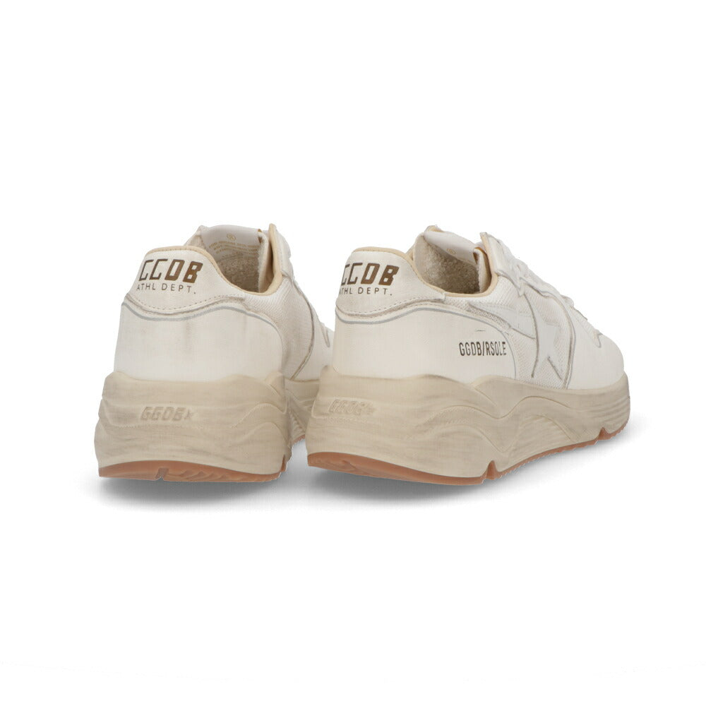 GOLDEN GOOSE ゴールデングース メンズ シューズ スニーカー ホワイト シープスキン ポリエステル カウレザー Running Sole カジュアルシューズ ローカット GMF00126 F003928 10100