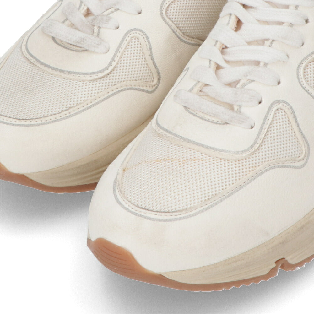 GOLDEN GOOSE ゴールデングース メンズ シューズ スニーカー ホワイト シープスキン ポリエステル カウレザー Running Sole カジュアルシューズ ローカット GMF00126 F003928 10100