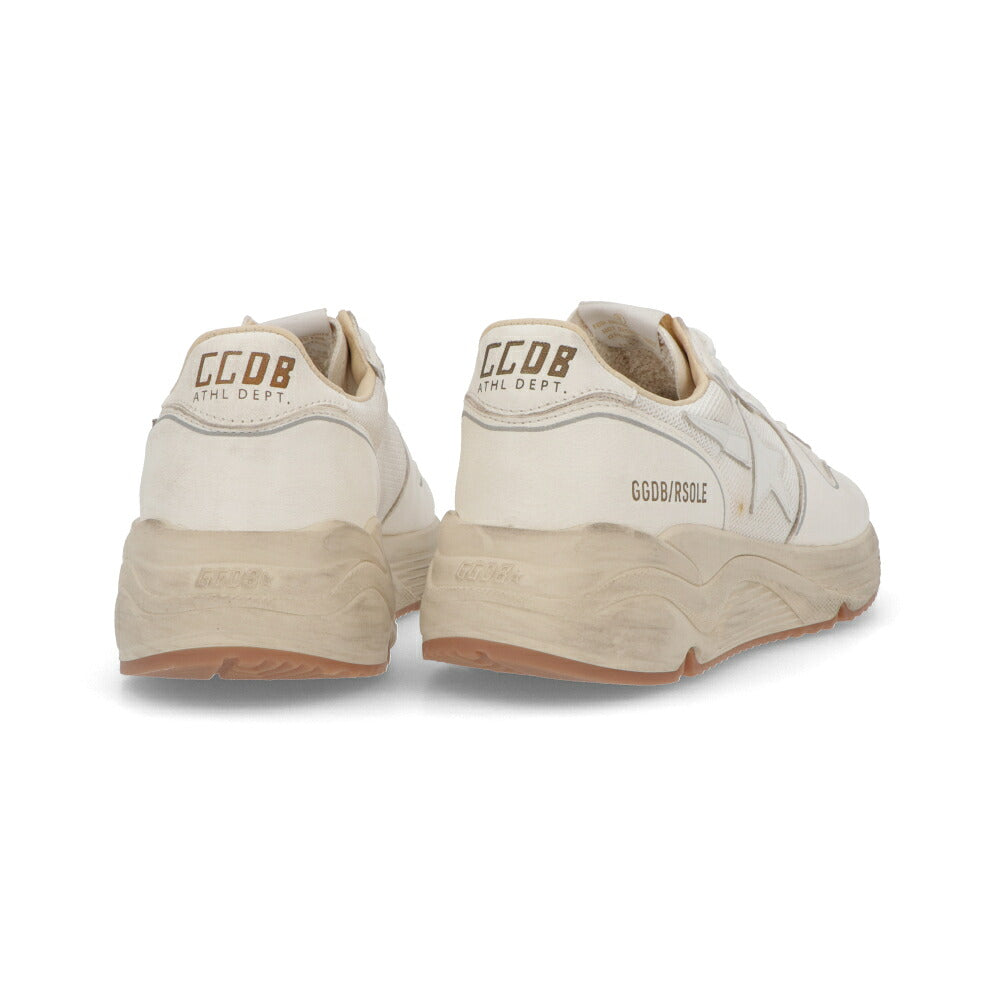 GOLDEN GOOSE ゴールデングース レディース シューズ スニーカー ホワイト シープスキン ポリエステル カウレザー Running Sole カジュアルシューズ GWF00126 F003928 10100