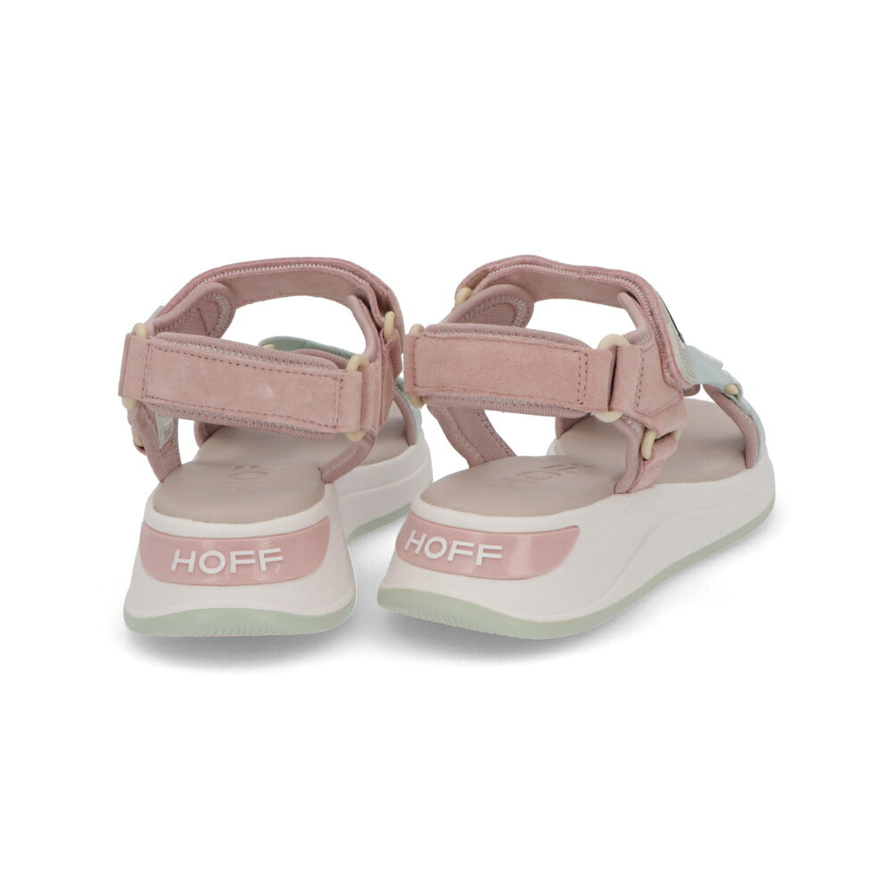 HOFF サンダル Martinica ピンク系 アイスブルー ロゴ 12308003
