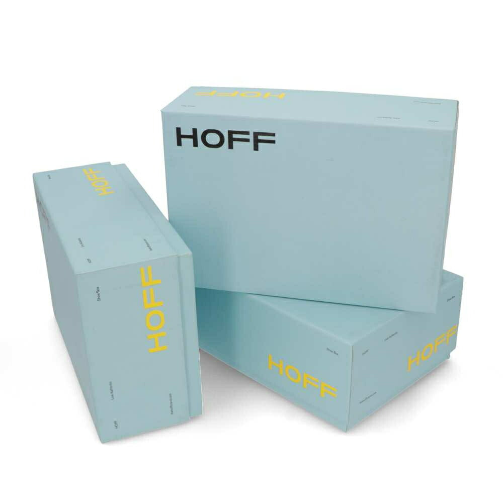 HOFF サンダル ブラウン系 ロゴ メンズ 12412001