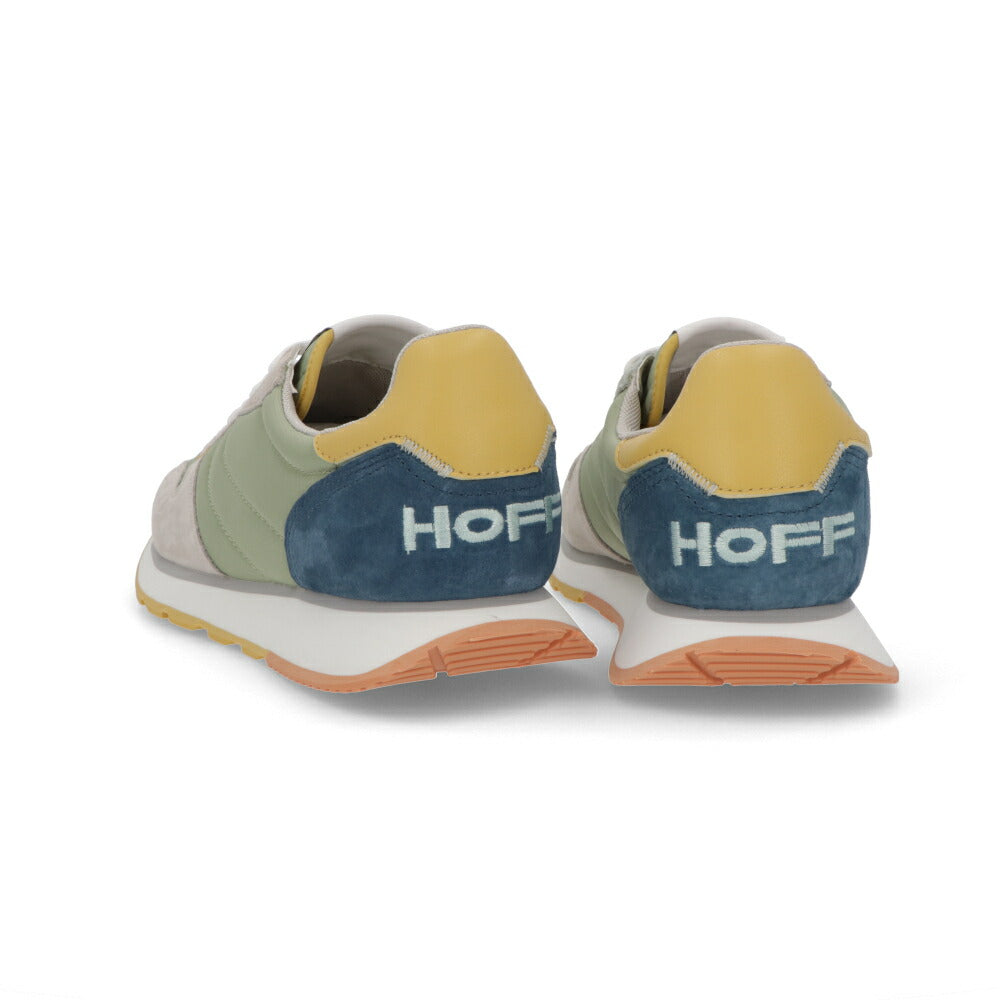 HOFF スニーカー メンズ カーキ ロゴ ローカット 12417601