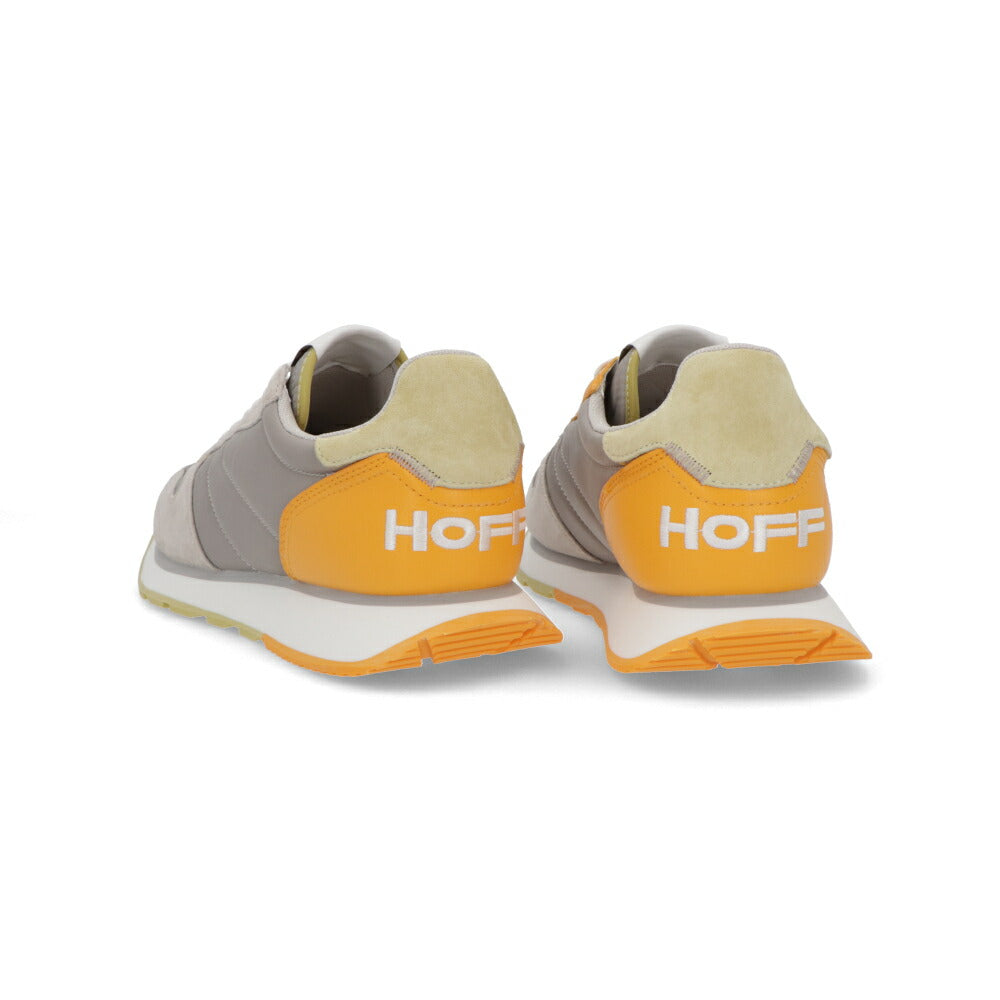 HOFF スニーカー メンズ Byzantium グレー×オレンジ ロゴ ローカット 12417603