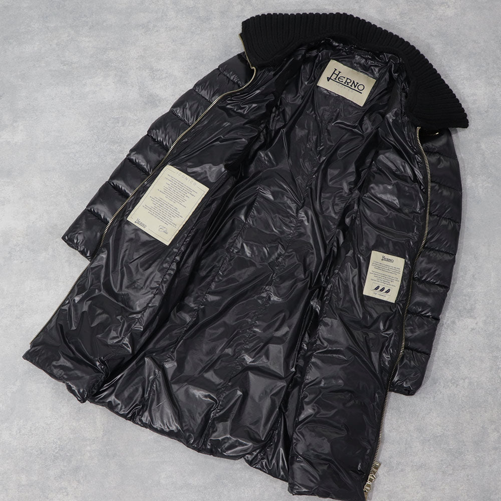 ヘルノ PI0650DIC  ダウンコート ブラック レディース