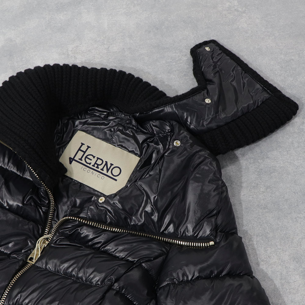ヘルノ PI0650DIC  ダウンコート ブラック レディース