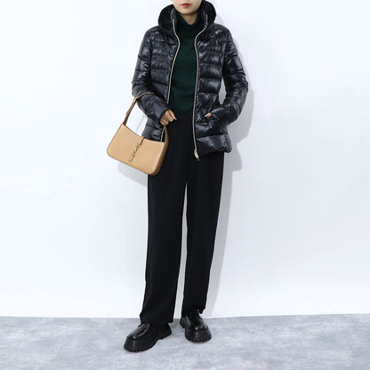 ヘルノ PI0485DIC ダウンジャケット ブラック レディース