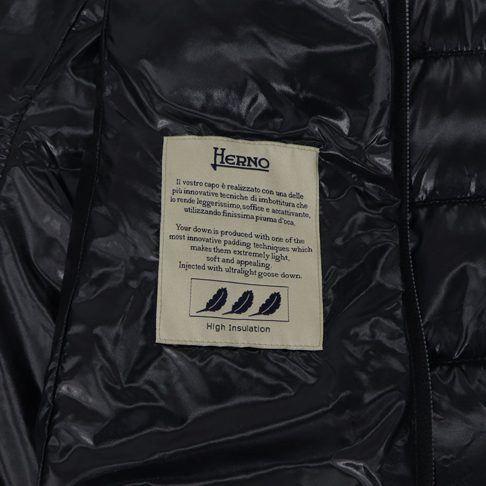 ヘルノ PI0485DIC ダウンジャケット ブラック レディース