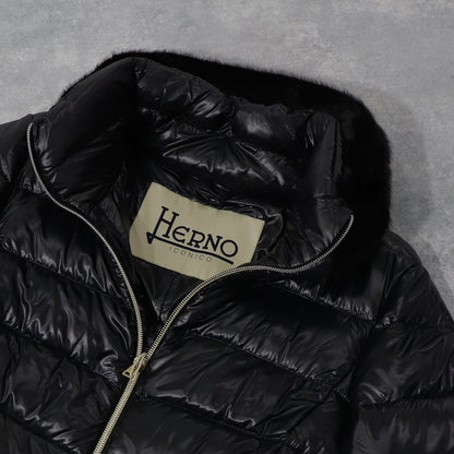 ヘルノ PI0485DIC ダウンジャケット ブラック レディース
