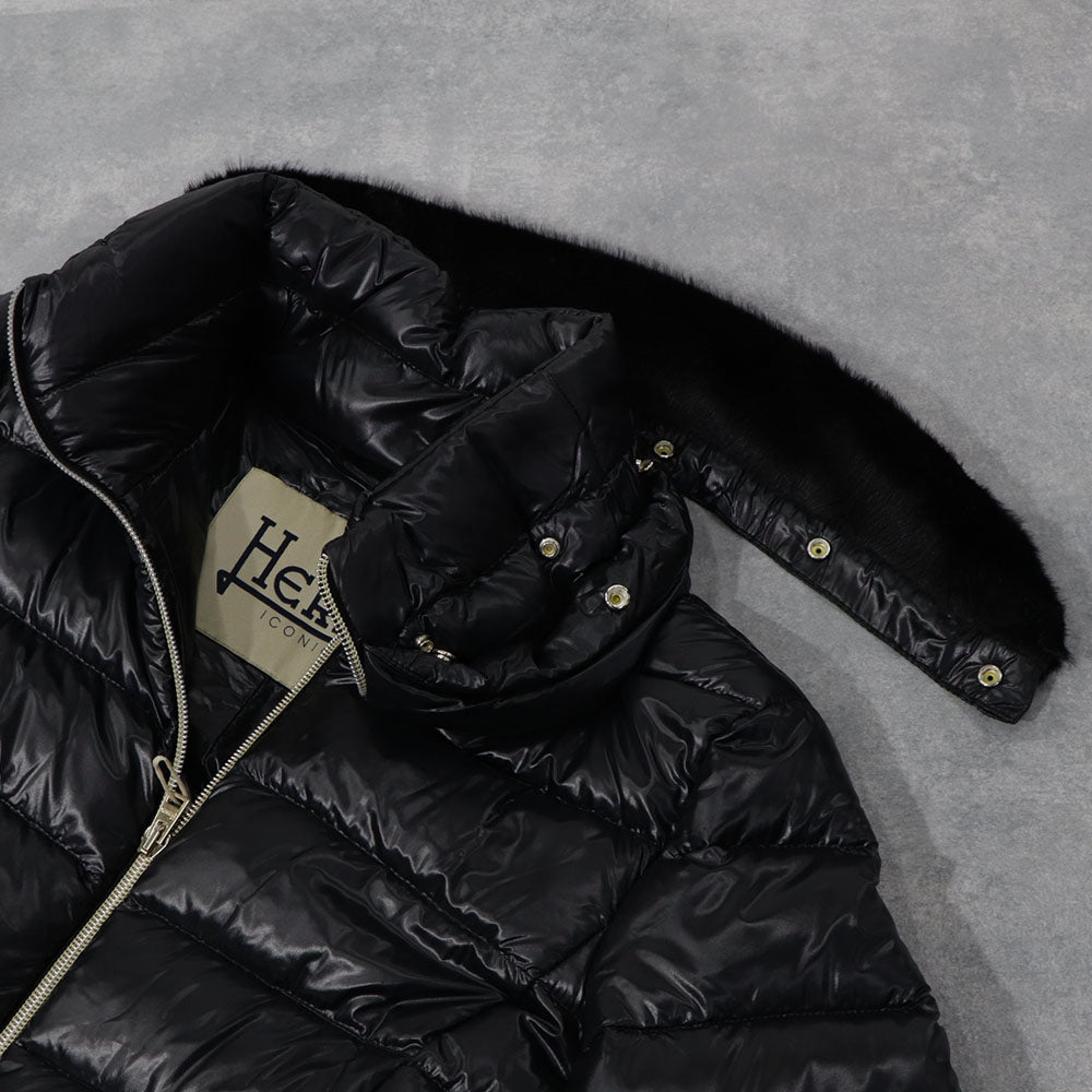 ヘルノ PI0485DIC ダウンジャケット ブラック レディース