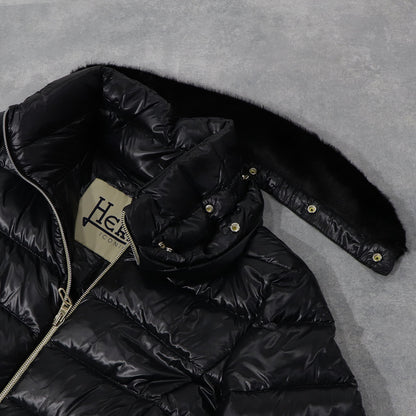 ヘルノ PI0485DIC ダウンジャケット ブラック レディース