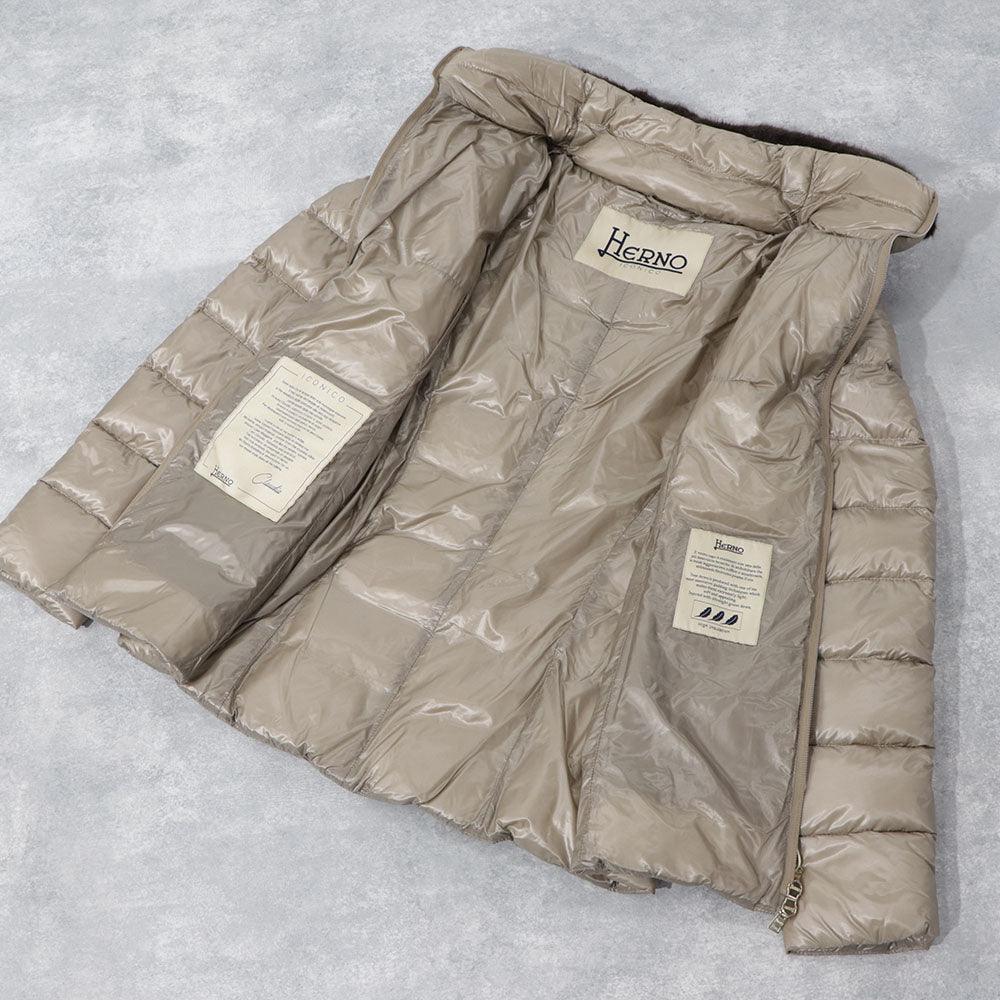 ヘルノ PI0485DIC ダウンジャケット グレージュ