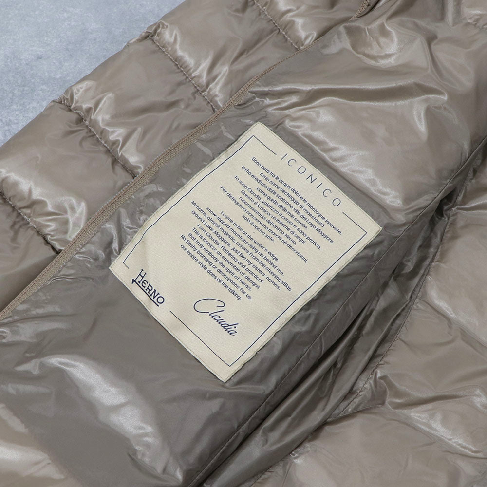 ヘルノ PI0485DIC ダウンジャケット グレージュ