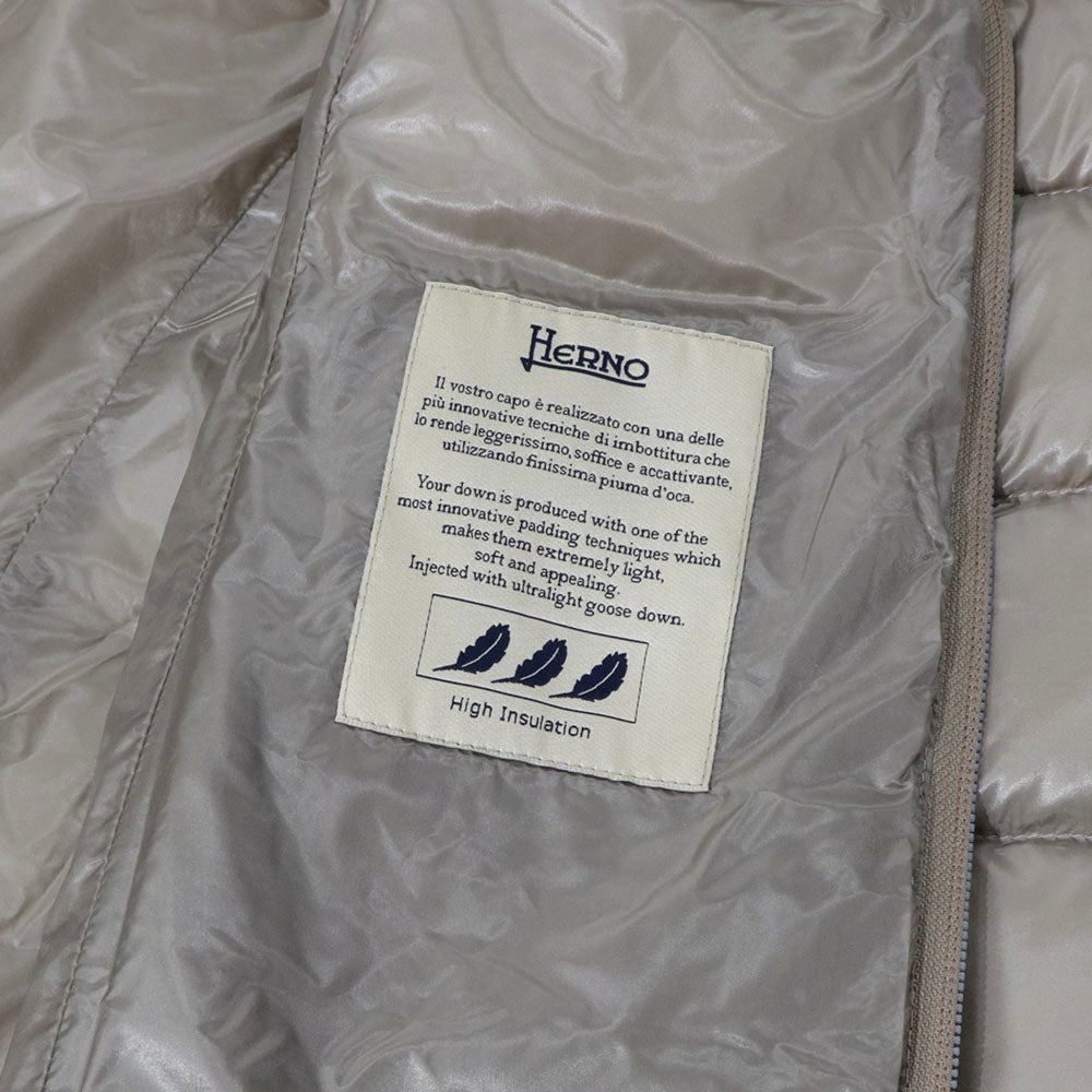 ヘルノ PI0485DIC ダウンジャケット グレージュ