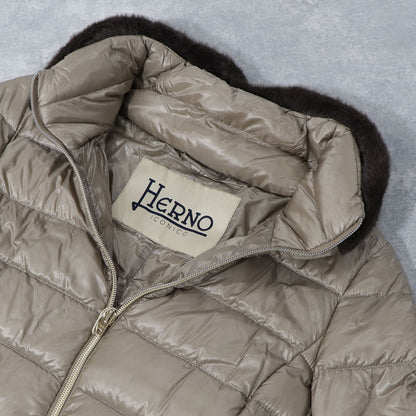 ヘルノ PI0485DIC ダウンジャケット グレージュ