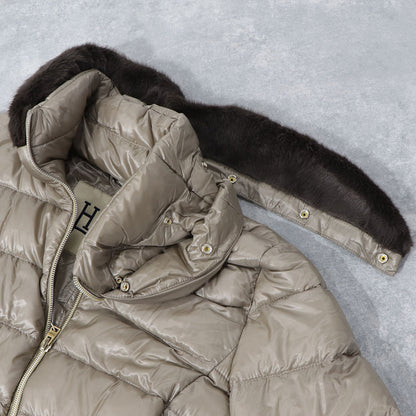 ヘルノ PI0485DIC ダウンジャケット グレージュ