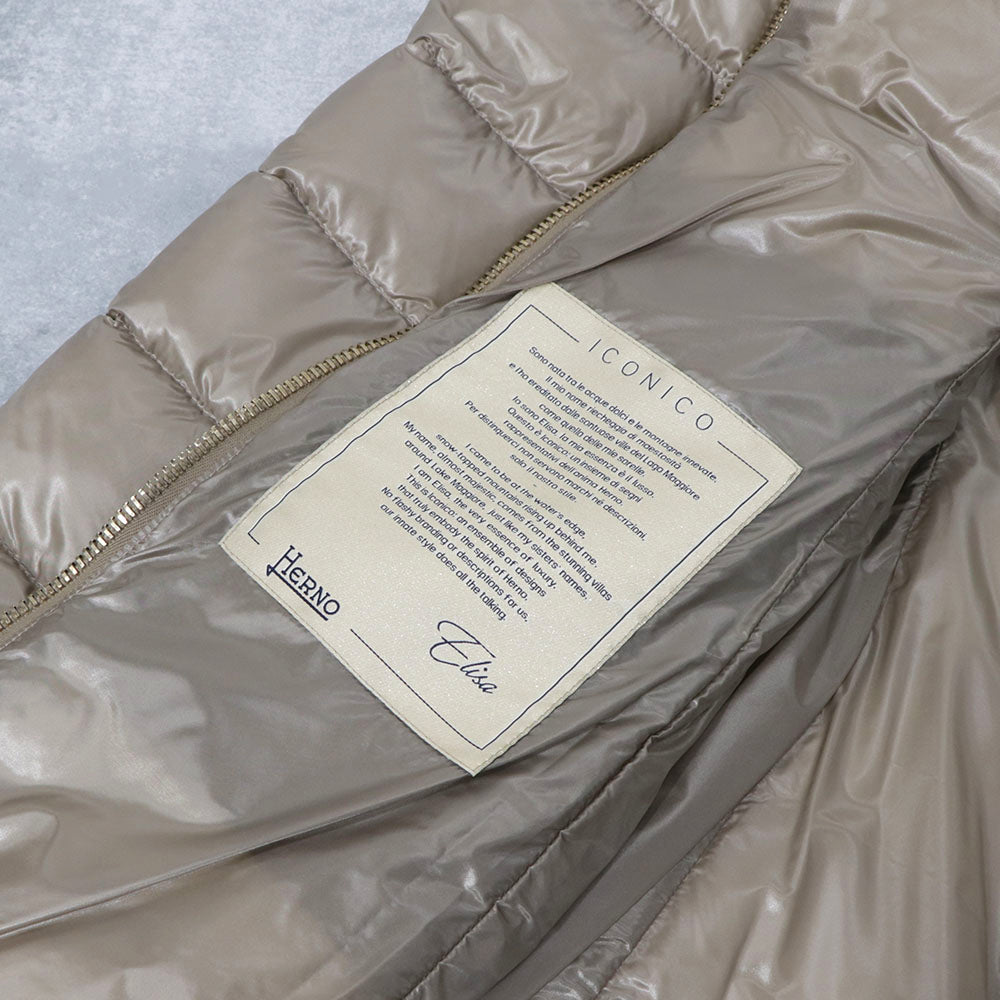 ヘルノ PI0650DIC ダウンコート グレージュ レディース