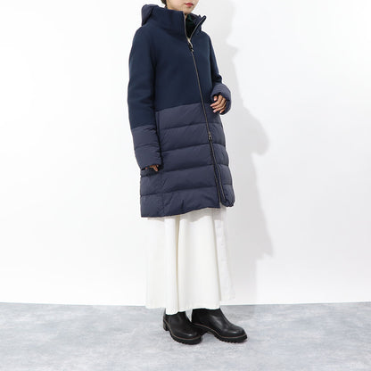 HERNO ダウンコート ウール切替 PI001965D