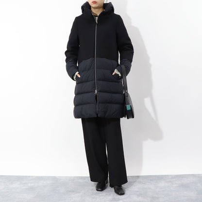 HERNO ダウンコート ウール切替 PI001965D