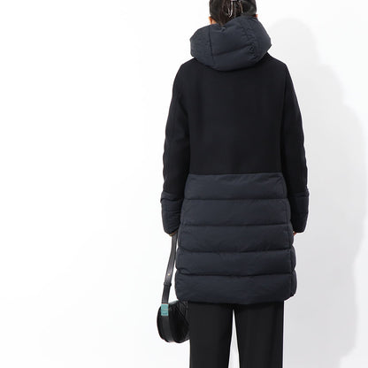 HERNO ダウンコート ウール切替 PI001965D