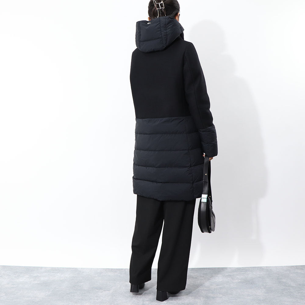 HERNO ダウンコート ウール切替 PI001965D