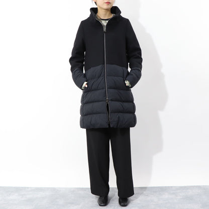 HERNO ダウンコート ウール切替 PI001965D