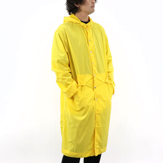 ケンゾー コート レインコート メンズ HOODED RAINCOAT ナイロン イエロー ナイロンコート ロングコート FA55OU3631ND 39