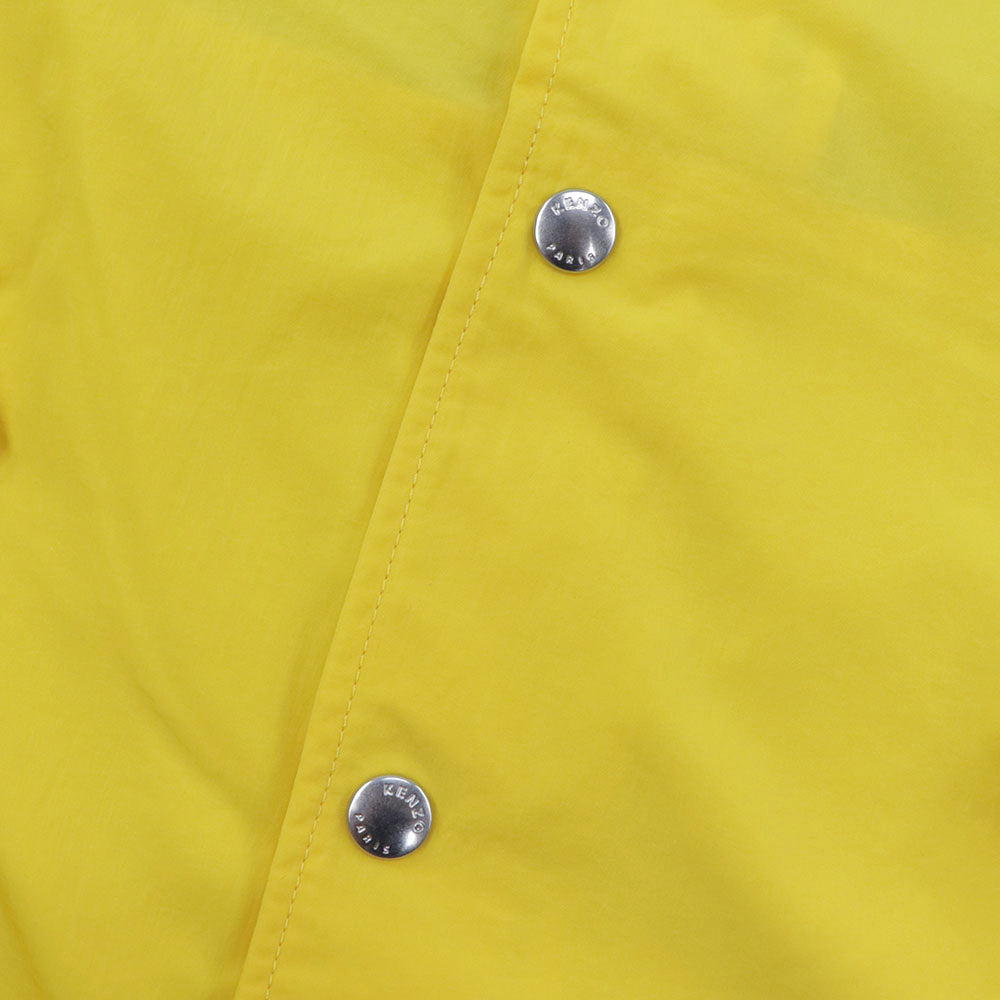 ケンゾー コート レインコート メンズ HOODED RAINCOAT ナイロン イエロー ナイロンコート ロングコート FA55OU3631ND 39