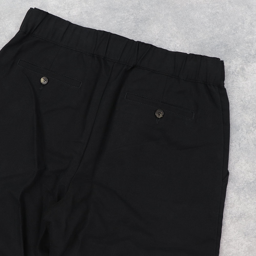 ケンゾー ボトムス メンズ STRAIGHT LEG BELTED PANT ブラック コットン ストレートカットパンツ カジュアル ロゴ FA55PA3411RC 99