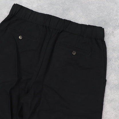 ケンゾー ボトムス メンズ STRAIGHT LEG BELTED PANT ブラック コットン ストレートカットパンツ カジュアル ロゴ FA55PA3411RC 99