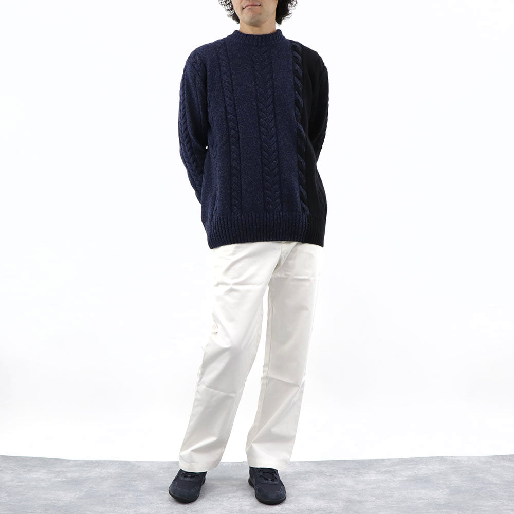 ケンゾー ボトムス パンツ メンズ STRAIGHT LEG BELTED PANT ホワイト FA55PA3411RJ 02