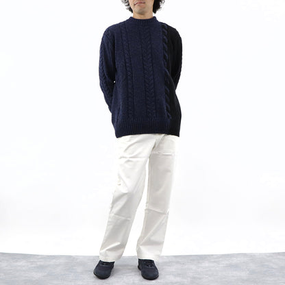 ケンゾー ボトムス パンツ メンズ STRAIGHT LEG BELTED PANT ホワイト FA55PA3411RJ 02