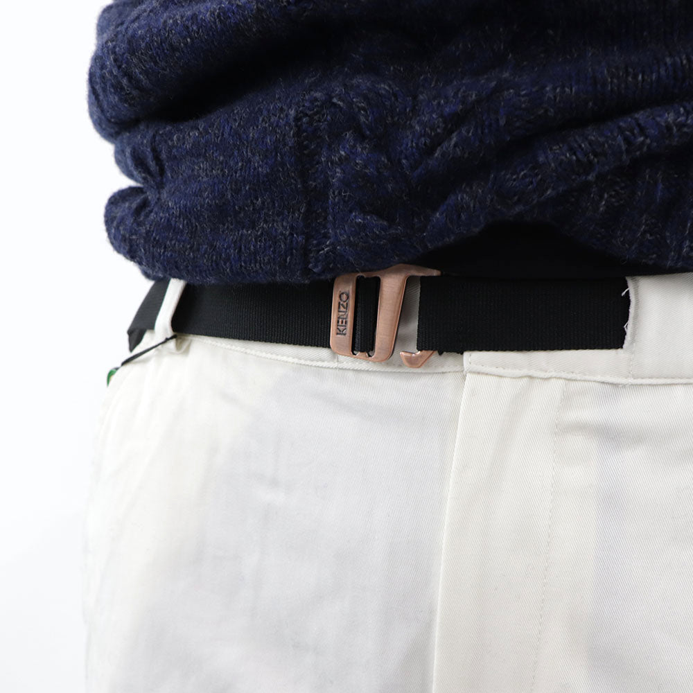 ケンゾー ボトムス パンツ メンズ STRAIGHT LEG BELTED PANT ホワイト FA55PA3411RJ 02