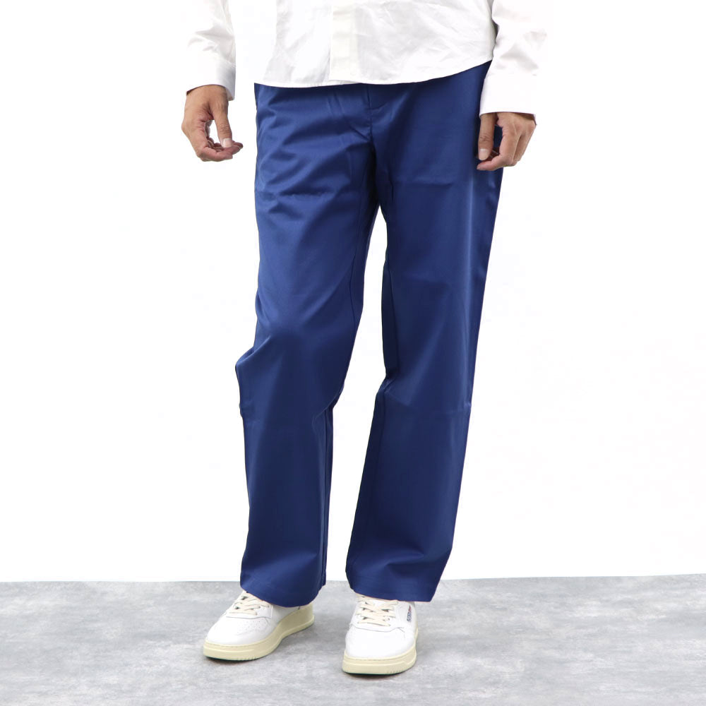 ケンゾー ボトムス メンズ STRAIGHT LEG BELTED PANT ブルー コットン ストレートカット ベルテッド ジャガード FA55PA3411RJ 76