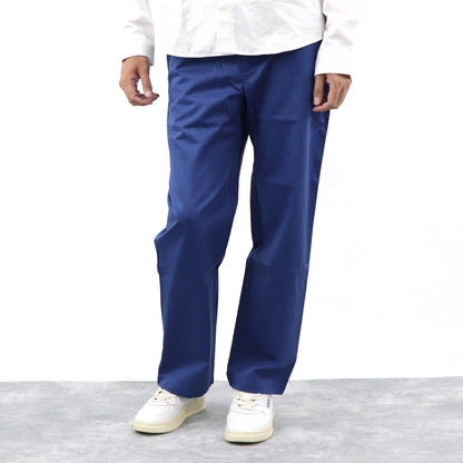 ケンゾー ボトムス メンズ STRAIGHT LEG BELTED PANT ブルー コットン ストレートカット ベルテッド ジャガード FA55PA3411RJ 76