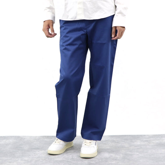 ケンゾー ボトムス メンズ STRAIGHT LEG BELTED PANT ブルー コットン ストレートカット ベルテッド ジャガード FA55PA3411RJ 76