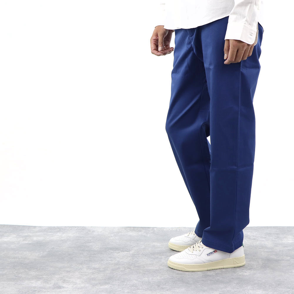 ケンゾー ボトムス メンズ STRAIGHT LEG BELTED PANT ブルー コットン ストレートカット ベルテッド ジャガード FA55PA3411RJ 76