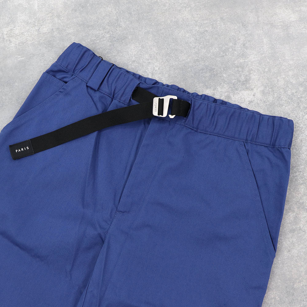 ケンゾー ボトムス メンズ STRAIGHT LEG BELTED PANT ブルー コットン ストレートカット ベルテッド ジャガード FA55PA3411RJ 76