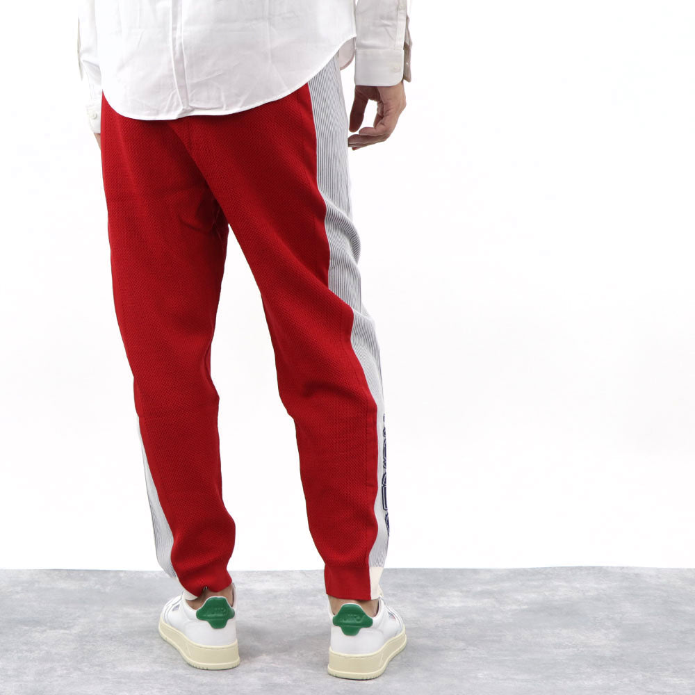 ケンゾー  ボトムス スウェットパンツ メンズ COLOURBLOCK PORTY PANTS レッド コットン ジョガーパンツ ロゴ プリント FA55PA5133BB 21