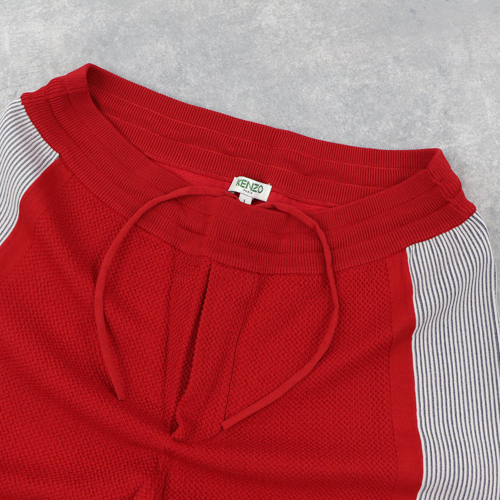 ケンゾー  ボトムス スウェットパンツ メンズ COLOURBLOCK PORTY PANTS レッド コットン ジョガーパンツ ロゴ プリント FA55PA5133BB 21