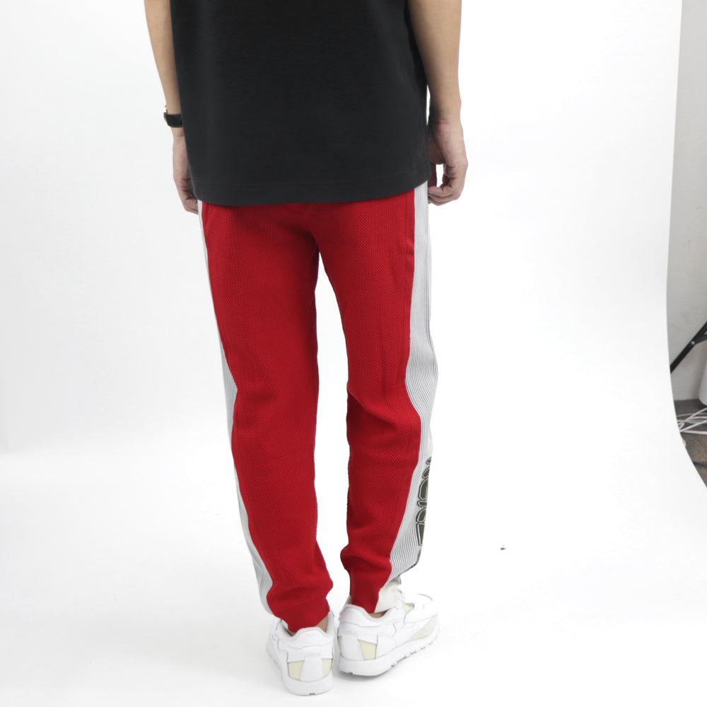 ケンゾー  ボトムス スウェットパンツ メンズ COLOURBLOCK PORTY PANTS レッド コットン ジョガーパンツ ロゴ プリント FA55PA5133BB 21