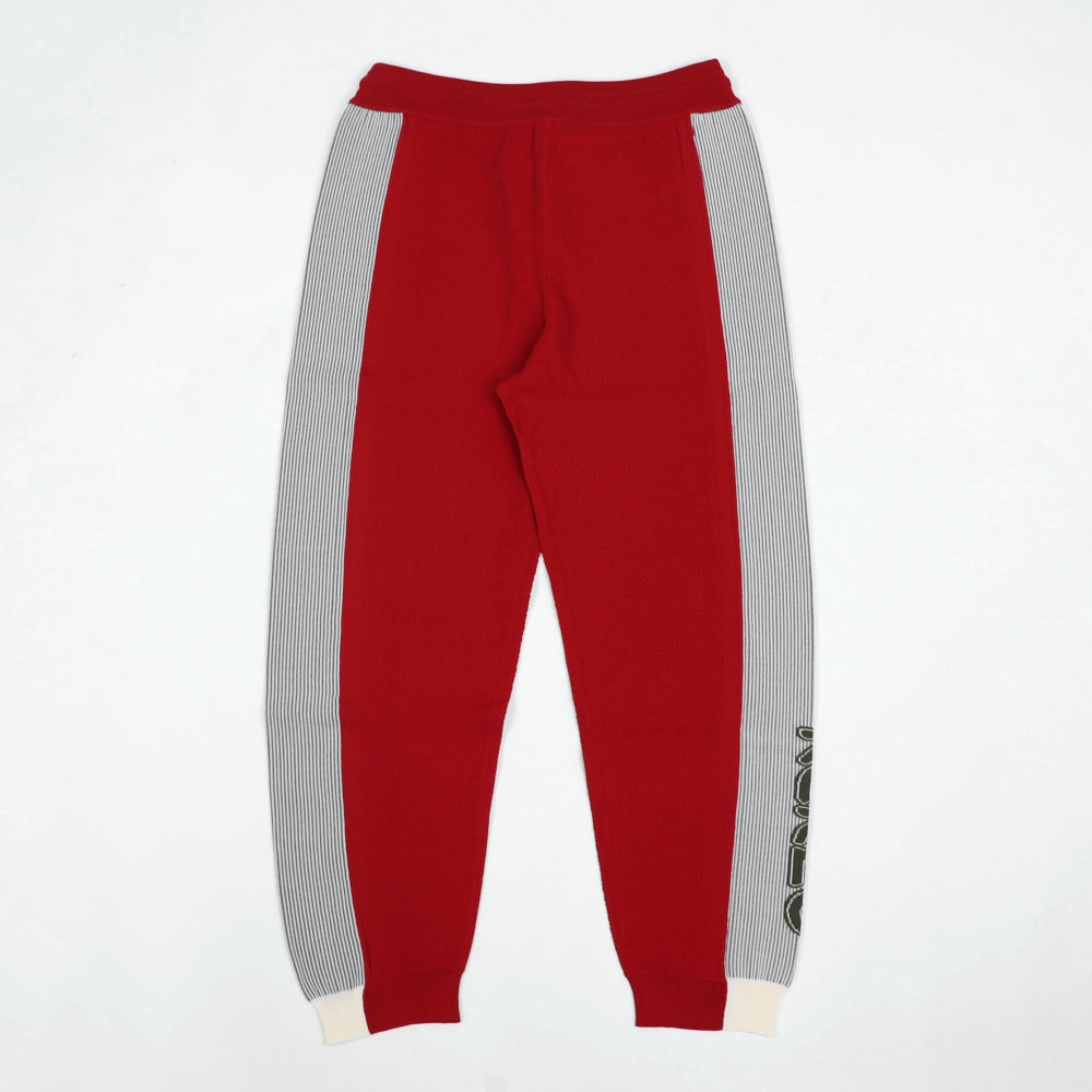 ケンゾー  ボトムス スウェットパンツ メンズ COLOURBLOCK PORTY PANTS レッド コットン ジョガーパンツ ロゴ プリント FA55PA5133BB 21